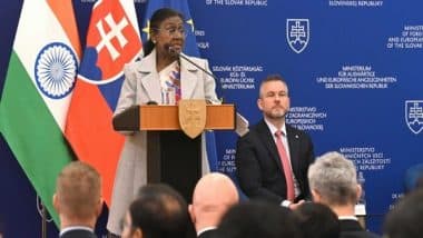 World News | President Murmu Expresses India's Commitment to Enhancing Trade Ties with Slovakia