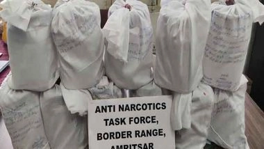 India News | Punjab: ANTF Nab Narcotics Smuggler, Seize 18.227 Kg of Heroin in Amritsar