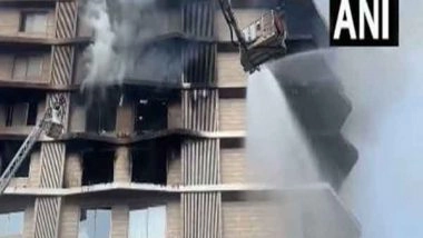 India News | Gujarat: Fire Breaks out in Building in Surat