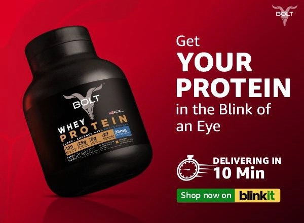 Business News | Bolt Nutrition Enters Quick Commerce Space Through Partnership with Blinkit