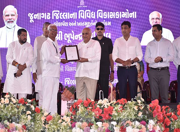 India News | Gujarat CM Bhupendra Patel Announces Development Projects Worth Rs 634 Crore in Junagarh