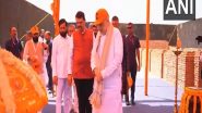 India News | Amit Shah, Fadnavis Pay Humble Tributes to Chhatrapati Shivaji Maharaj at Raigad Fort