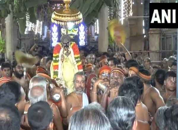 India News | Tamil Nadu: Thousands Throng for Panguni Car Festival at Sri Ranganatha Swamy Temple