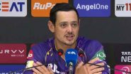 Sports News | Sunil Narine Brings X Factor: KKR Opener Quinton De Kock