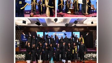 Business News | KK Modi University Hosts Grand Convocation Ceremony Graced by Ramen Deka, Governor of Chhattisgarh