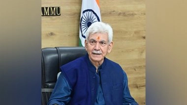 India News | JK LG Manoj Sinha Pays Tribute to Soldier Killed in Line of Duty in Akhnoor