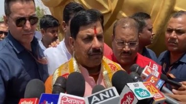 India News | MP CM Mohan Yadav Offers Prayers at Pitra Parvat Hanuman Temple in Indore