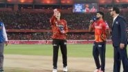 Sports News | IPL 2025: Punjab Kings Win Toss; Opt to Bat First Against Sunrisers Hyderabad