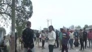 India News | Lucknow: Villagers and Police Clash with Each Other over Alleged Removal of Ambedkar Statue