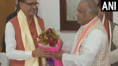 India News | Union Minister Shivraj Singh Chouhan Attends NDA Meet in Patna Ahead of PM Modi's Visit