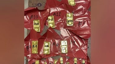 India News | Gold Worth Rs 6.3 Crore Seized at Mumbai Airport, Two Arrested