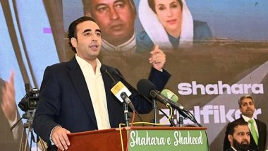 World News | Pakistan: Bilawal Bhutto Zardari Re-elected as PPP Chairman for Another Four Years