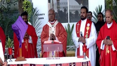 India News | Kerala: Archbishop Thomas Netto Leads Palm Sunday Prayers in Thiruvananthapuram