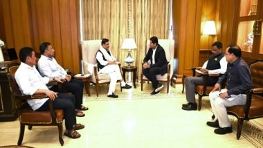 Business News | Assam CM Meets with Jeet Adani, Discusses Ways to Implement Investment Commitments of Adani Group