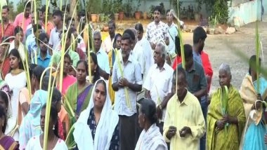 India News | Christians Observe Palm Sunday in Trichy