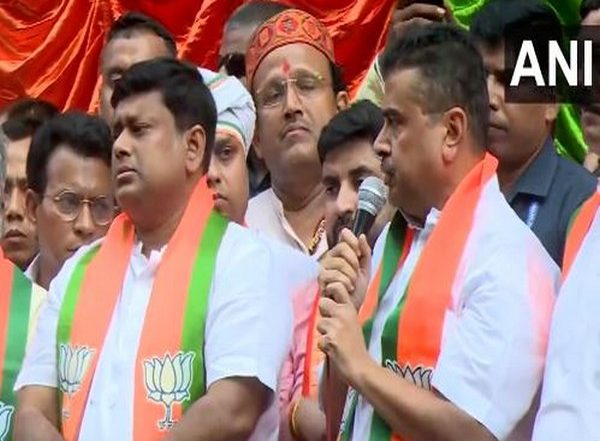 India News | BJP Stages Protest in Kolkata over Murshidabad Violence, SSC Recruitment Scam