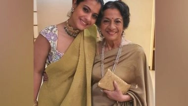 Entertainment News | Kajol Inherits Her Love for Sarees from Her Mom Tanuja, Here's the Proof