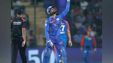 Sports News |  A Fifty from Tilak Varma, and Impactful Innings by Surya Kumar Yadav Powers MI to 205/5 in Their 20 over Against DC