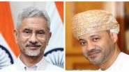 World News | EAM Jaishankar Speaks to Oman Foreign Minister Badr Albusaidi