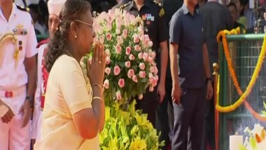 India News | President Murmu Pays Floral Tribute on BR Ambedkar's 135th Birth Anniversary