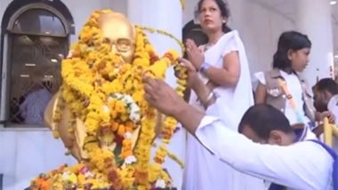 India News | MP: People Pay Tribute to Dr BR Ambedkar on 135th Birth Anniversary at Indore's Mhow