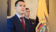 World News | Ecuador's President Daniel Noboa Secures Win in Election as Rival Demands Recounting of Votes