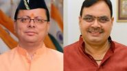 India News | CMs Pushkar Singh Dhami, Bhajanlal Sharma Pay Tribute to BR Ambedkar on His Birth Anniversary
