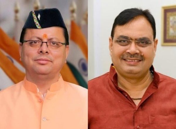 India News | CMs Pushkar Singh Dhami, Bhajanlal Sharma Pay Tribute to BR Ambedkar on His Birth Anniversary