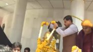 India News | MP CM Mohan Yadav Pays Tribute to Dr BR Ambedkar at Babasaheb's Birthplace Memorial in Indore's Mhow