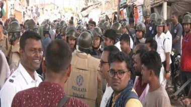 India News | Waqf Act Protest: Security Tightened After Minorities Block Roads in South 24 Parganas