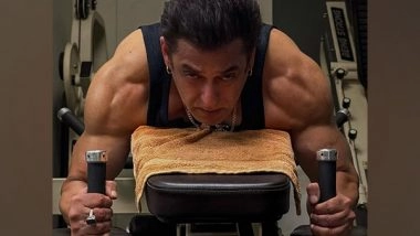 Entertainment News | Salman Khan Sweats It Out, Shares Pictures from His Power-packed Gym Session