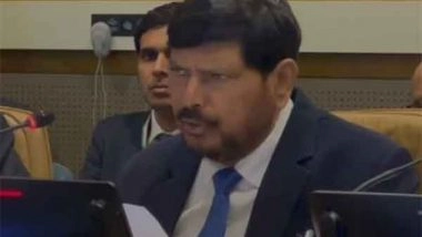 World News | India Commemorates Ambedkar Jayanti at UN, Minister Ramdas Athawale Joins Celebrations