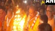 India News | Union Minister Pradhan Holds Padayatra in Sambalpur as Hanuman Jayanti Celebrations Conclude in Odisha