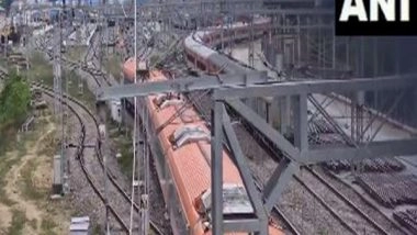 India News | Trial Runs of Vande Bharat Train Conducted on Katra-Sangaldan Link of Jammu - Kashmir