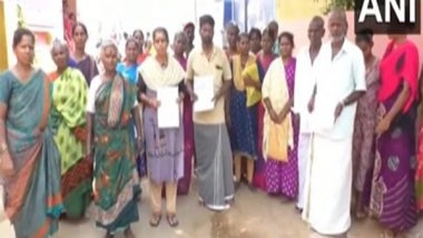 India News | Tamil Nadu: Families Protest Against Waqf Claim on Land; Mutawalli Says Land Under Religious Board Since 1950s