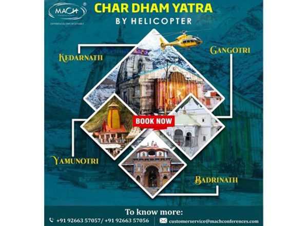 Business News | Mach Conferences Launches Premium Do Dham Yatra / Char Dham Yatra by Helicopter