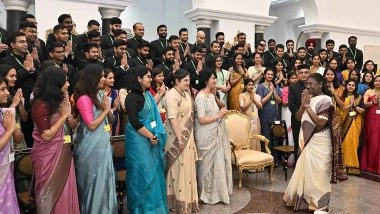 India News | 2023 Batch IAS Officers Meet President Droupadi Murmu in New Delhi
