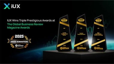 Business News | IUX Wins Triple Prestigious Awards at the Global Business Review Magazine Awards 2025