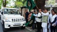 India News | Uttarakhand CM Dhami Flags off 23 Bolero Camper Vehicles for Forest and Wildlife Protection