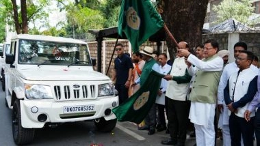 India News | Uttarakhand CM Dhami Flags off 23 Bolero Camper Vehicles for Forest and Wildlife Protection