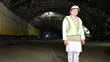 India News | Uttarakhand CM Dhami Attends Breakthrough Ceremony of Silkyara Tunnel, to Be Named After Baba Boukhnag