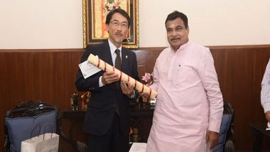 World News | Nitin Gadkari Meets Japanese Envoy Keiichi Ono in Delhi