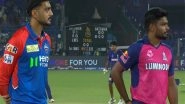 Sports News | IPL 2025: Rajasthan Royals Captain Sanju Samson Wins Toss, Opts to Bowl Against Delhi Capitals