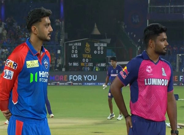 Sports News | IPL 2025: Rajasthan Royals Captain Sanju Samson Wins Toss, Opts to Bowl Against Delhi Capitals