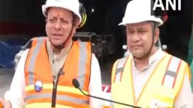 India News | Uttarakhand: CM Dhami, Vaishnaw Attend Breakthrough Ceremony of India's Longest Rail Tunnel