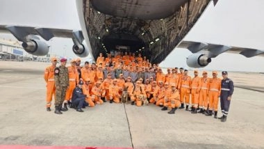 World News | India Dispatches 50 Tonnes of Pre-fabricated Offices to Myanmar Under Operation Brahma