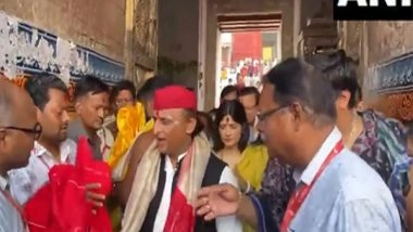 India News | Odisha: SP Chief Akhilesh Yadav Offers Prayers at Puri's Jagannath Temple