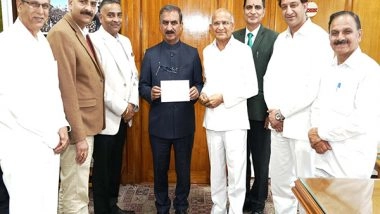 India News | Sri Sathya Sai Seva Sangathan Invites Himachal CM to Participate in 'Diya Rath Yatra'