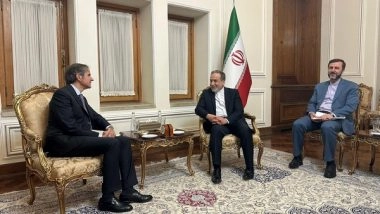 World News | IAEA Chief Grossi Meets Iran FM Araghchi, Stresses Need for Nuclear Cooperation