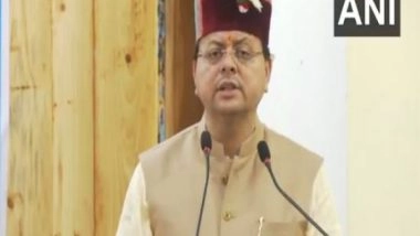 India News | CM Dhami Honoured by Energy Corporation Personnel at 'Abhinandan' Programme in Dehradun